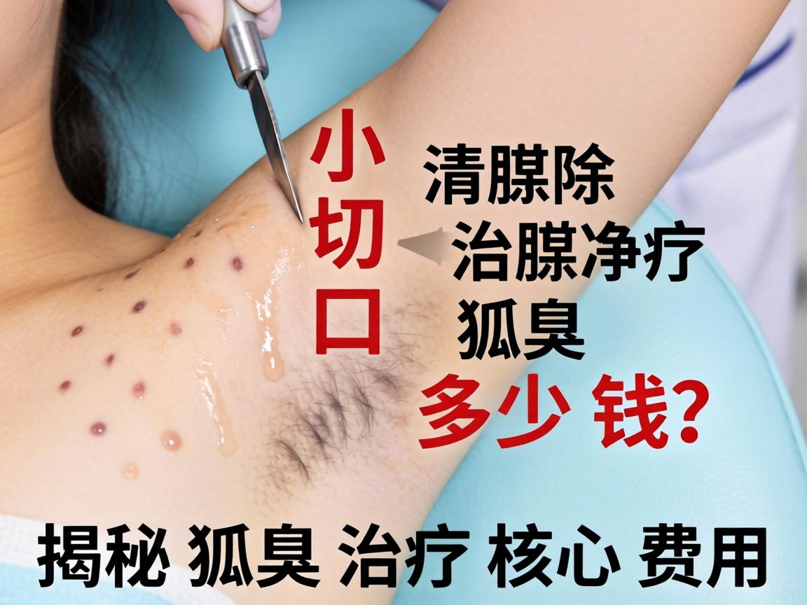 小切口汗腺清除治疗狐臭多少钱？揭秘狐臭治疗核心费用