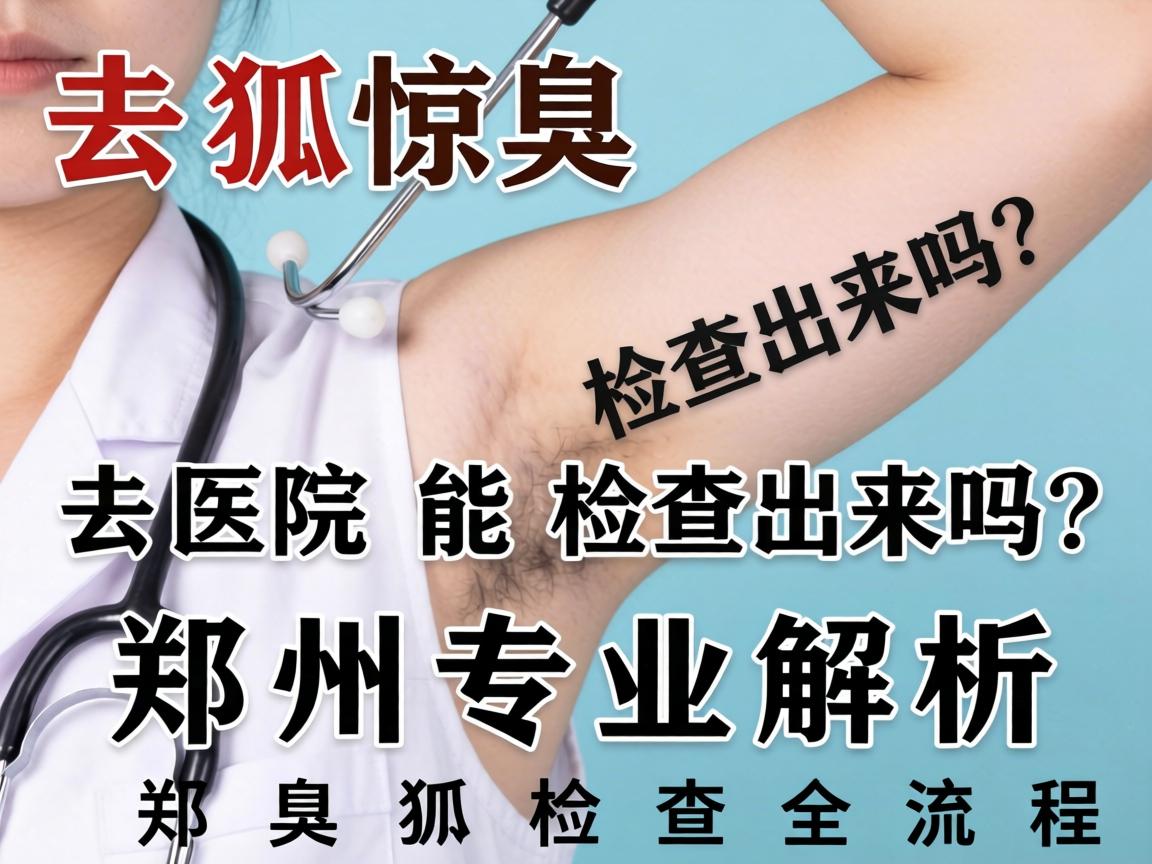 狐臭去医院能检查出来吗？郑州专业解析狐臭检查全流程