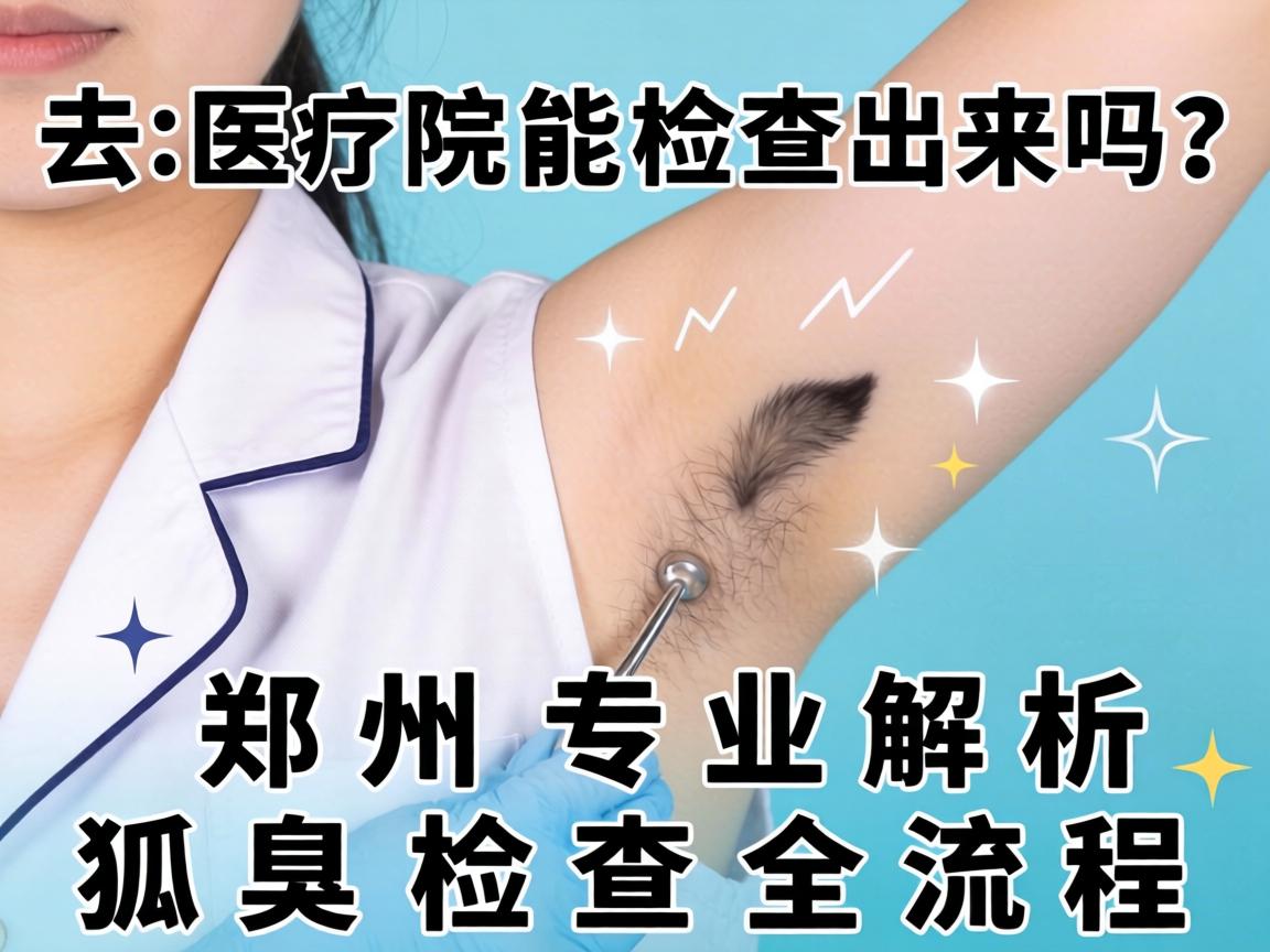 狐臭去医院能检查出来吗？郑州专业解析狐臭检查全流程