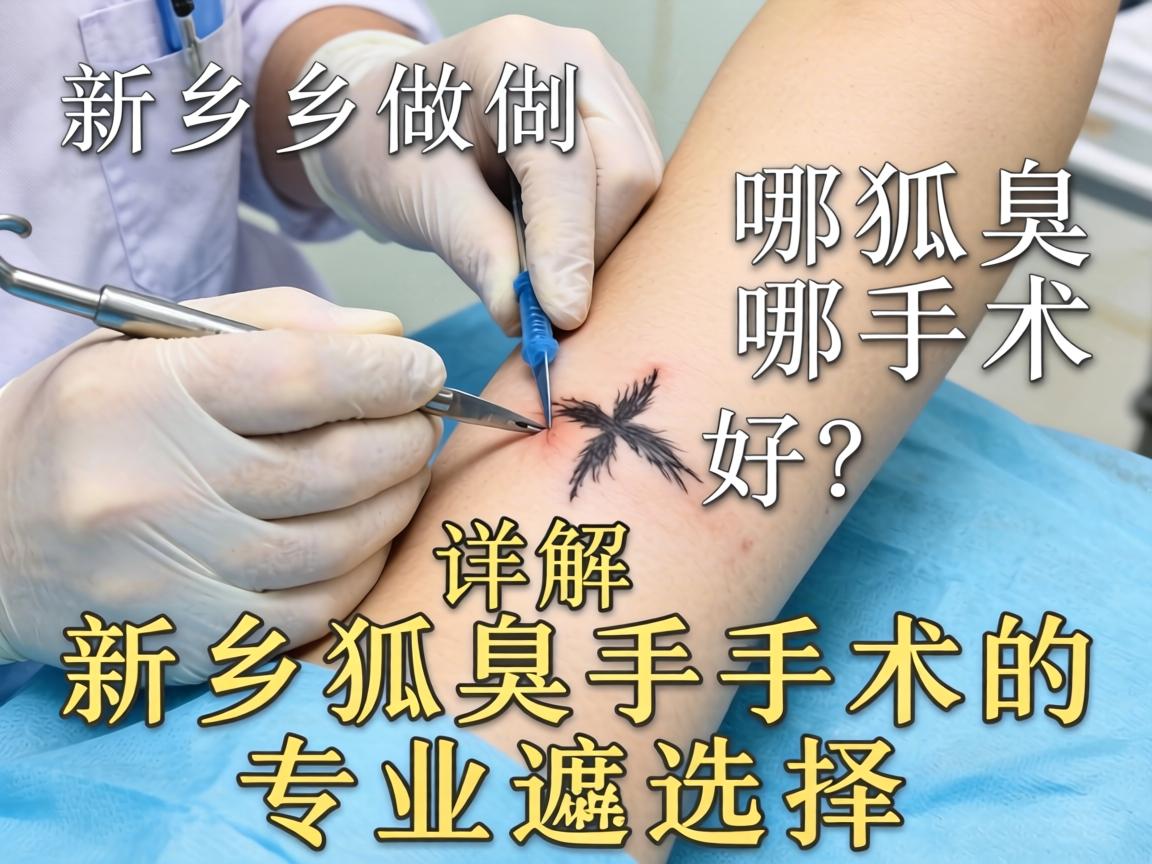 新乡做狐臭手术哪里好？详解新乡狐臭手术的专业选择