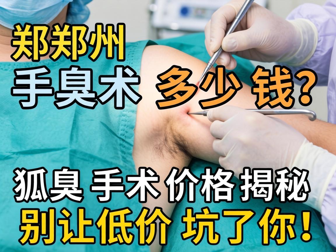 郑州狐臭手术多少钱？狐臭手术价格揭秘，别让低价坑了你！