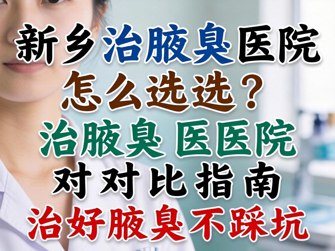 新乡治腋臭医院怎么选？治腋臭医院对比指南，治好腋臭不踩坑