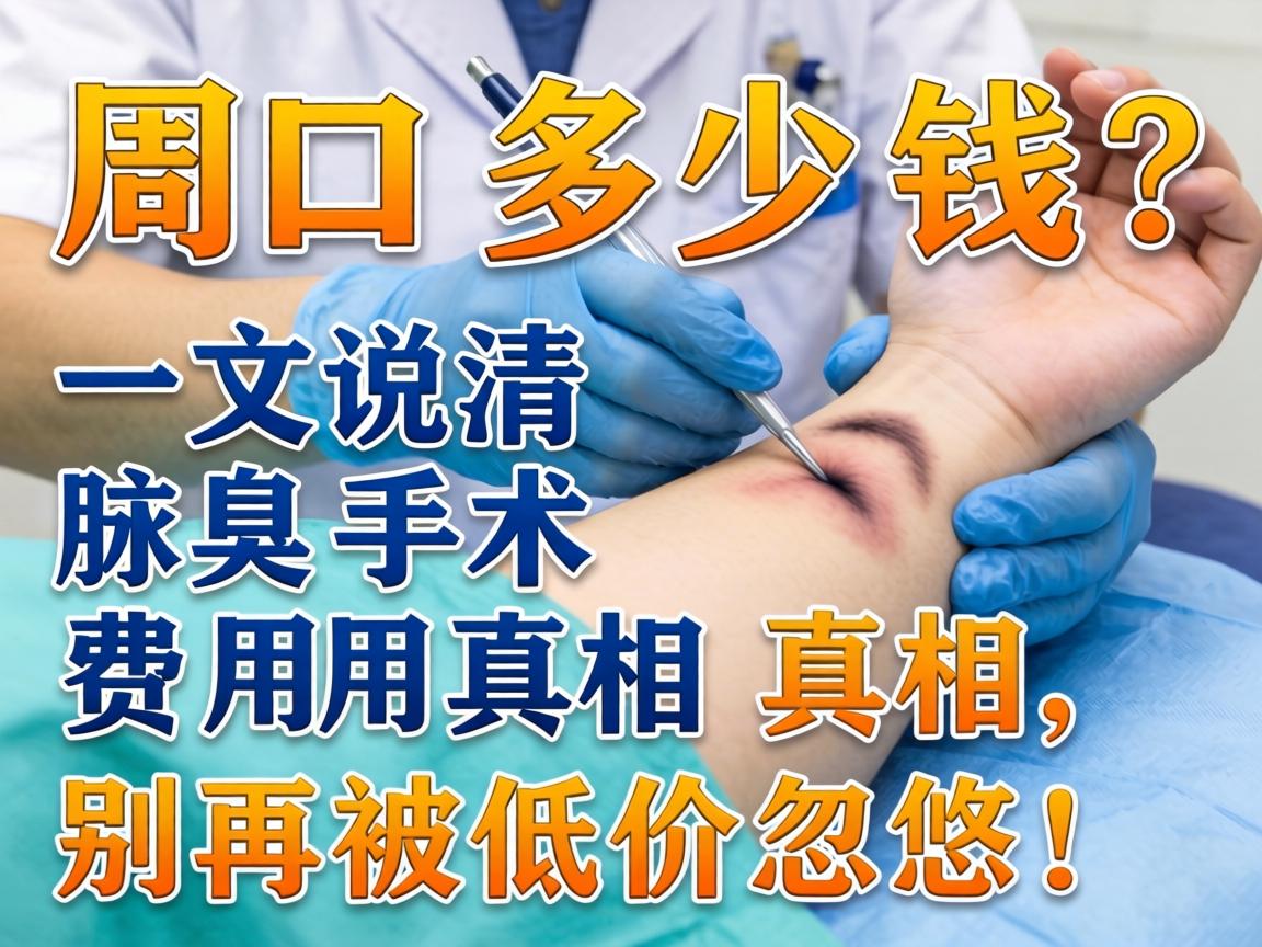 周口腋臭手术多少钱？一文说清腋臭手术费用真相，别再被低价忽悠！