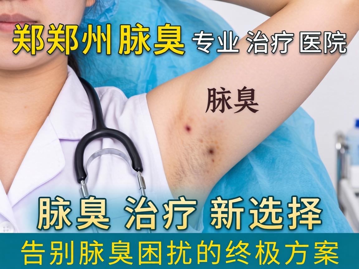 郑州腋臭专业治疗医院，腋臭治疗新选择，告别腋臭困扰的终极方案