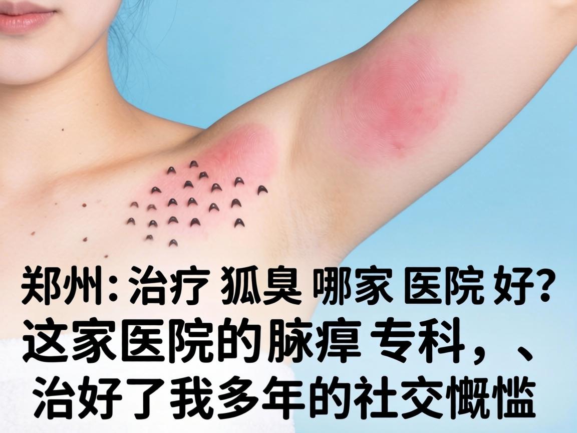 郑州治疗狐臭哪家医院好？这家医院的腋臭专科，治好了我多年的社交尴尬