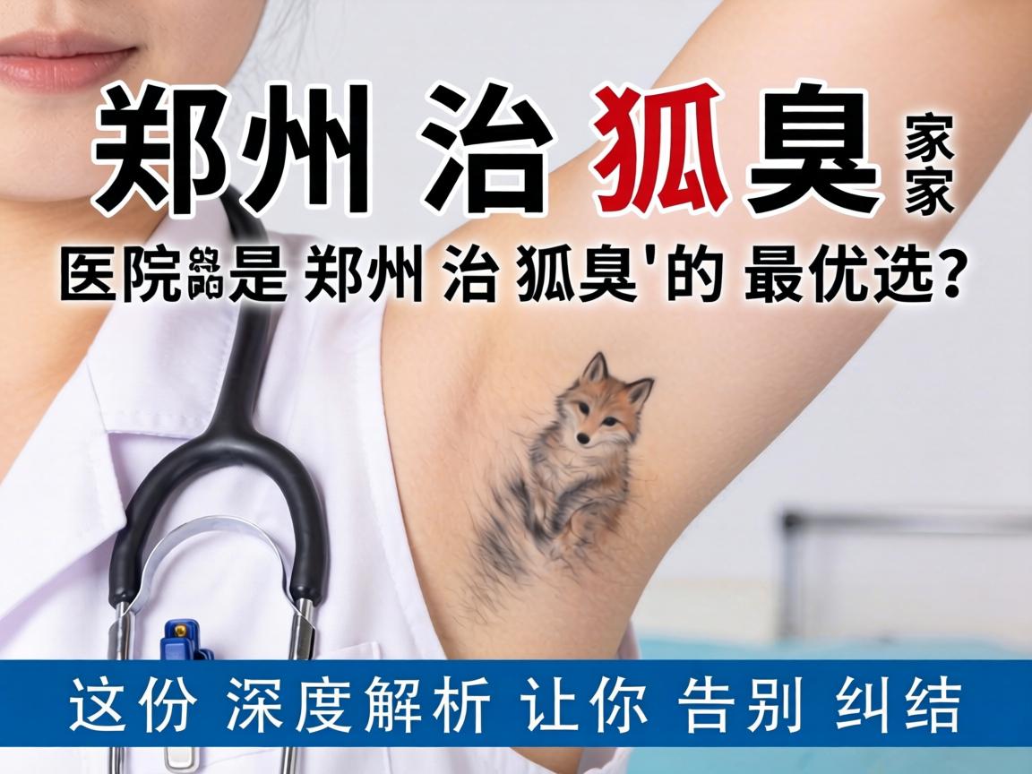 郑州治狐臭，哪家医院是郑州治狐臭的最优选？这份深度解析让你告别纠结