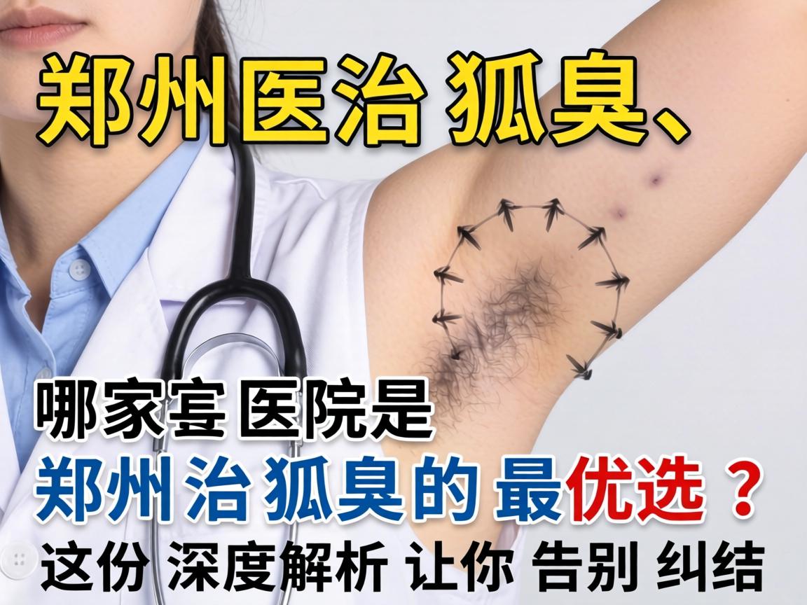 郑州治狐臭，哪家医院是郑州治狐臭的最优选？这份深度解析让你告别纠结