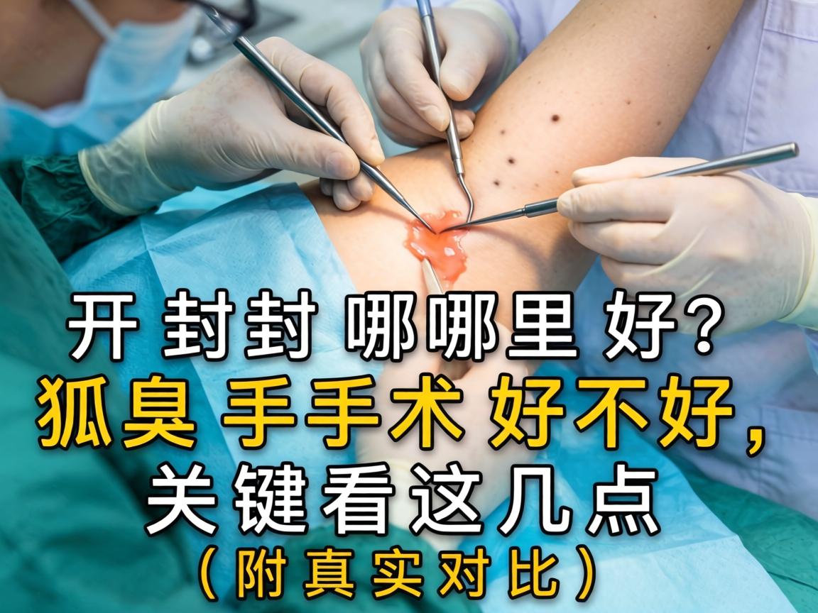 开封狐臭手术哪里好？狐臭手术好不好，关键看这几点（附真实对比）