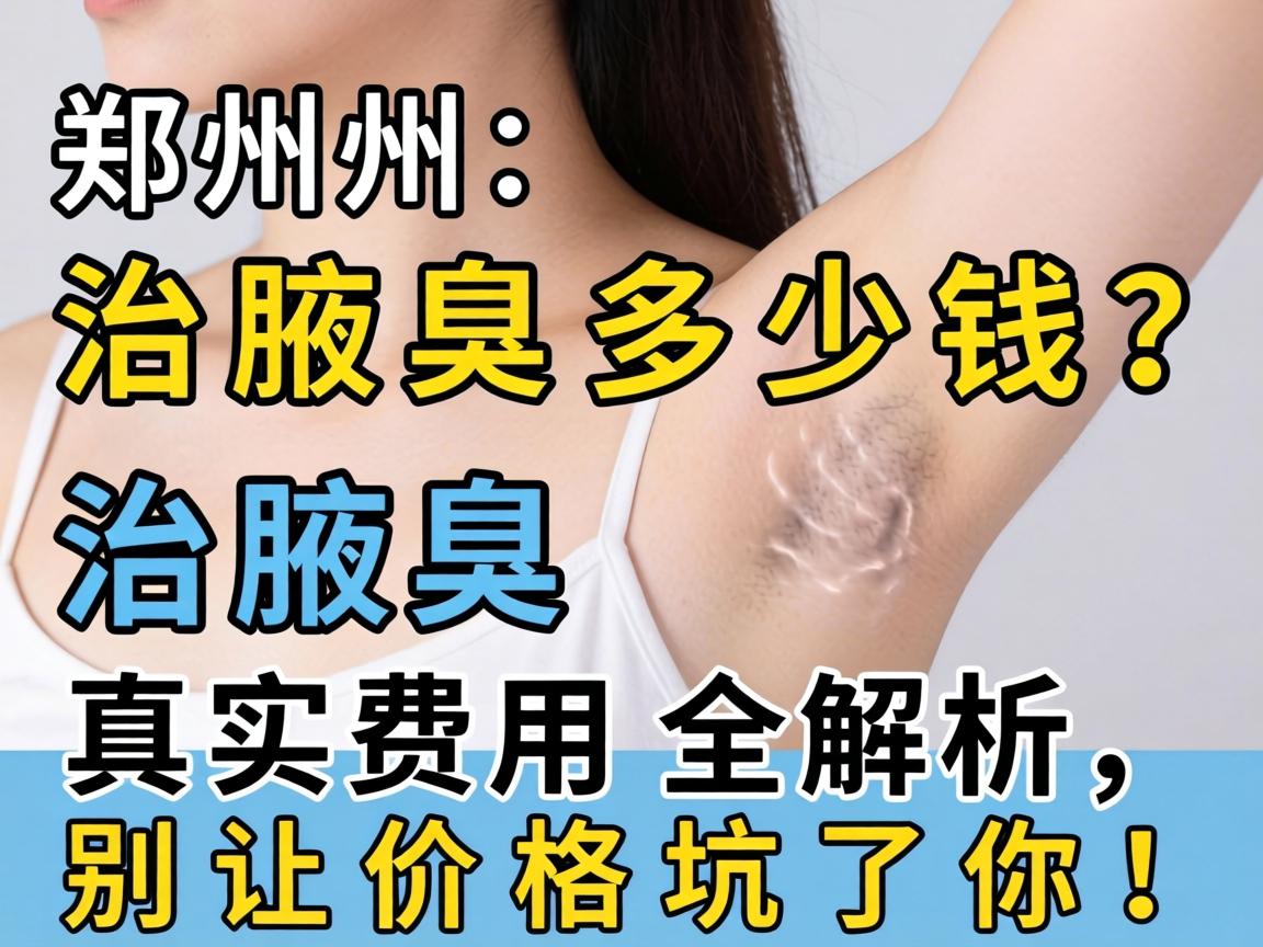 郑州治腋臭多少钱？治腋臭真实费用全解析，别让价格坑了你！