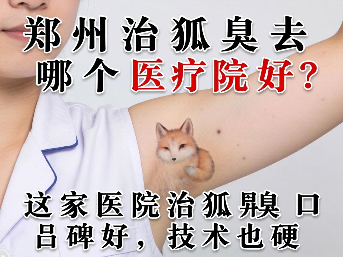 郑州治狐臭去哪个医院好？这家医院治狐臭口碑好，技术也硬