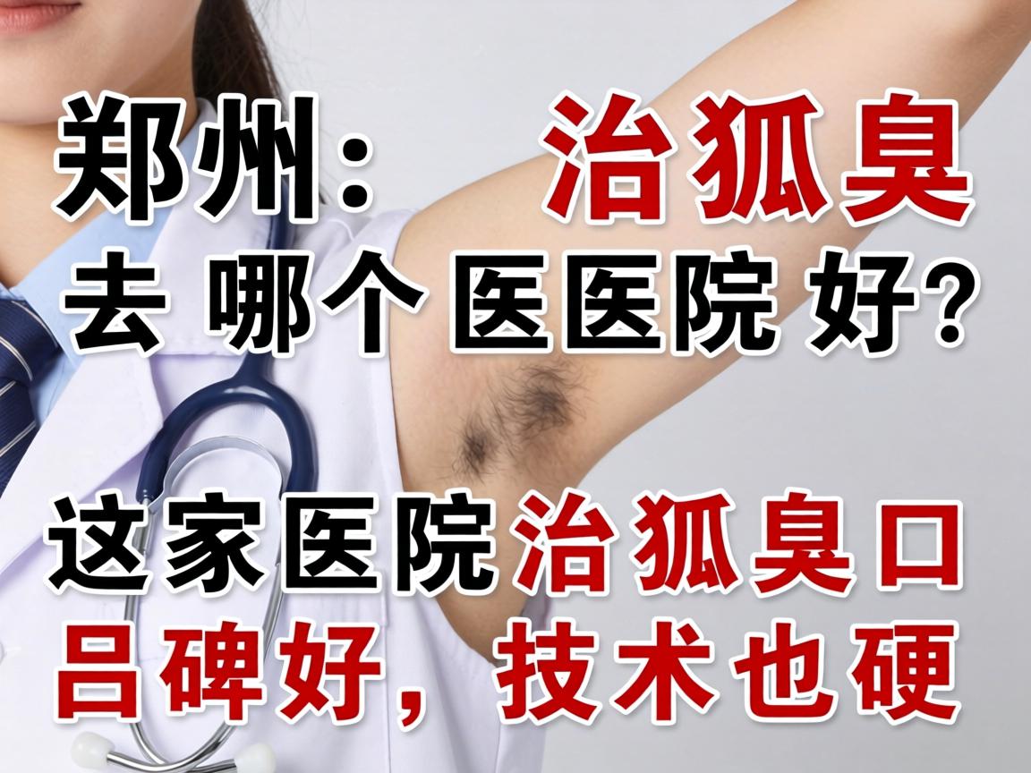 郑州治狐臭去哪个医院好？这家医院治狐臭口碑好，技术也硬