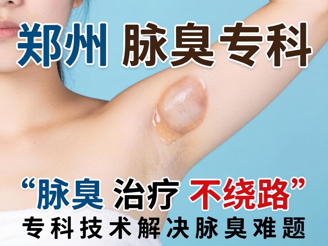 郑州腋臭专科，腋臭治疗不绕路，专科技术解决腋臭难题