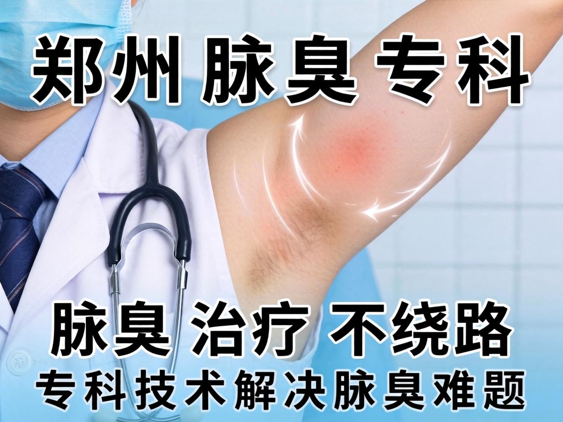 郑州腋臭专科，腋臭治疗不绕路，专科技术解决腋臭难题