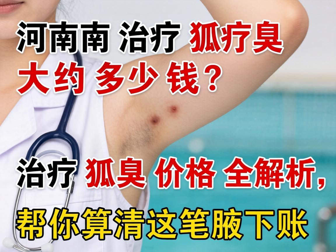 河南治疗狐臭大约多少钱？治疗狐臭价格全解析，帮你算清这笔腋下账