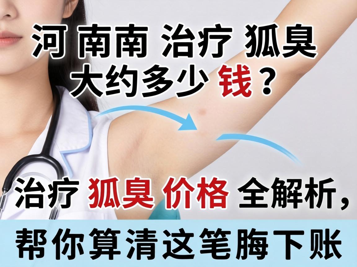 河南治疗狐臭大约多少钱？治疗狐臭价格全解析，帮你算清这笔腋下账
