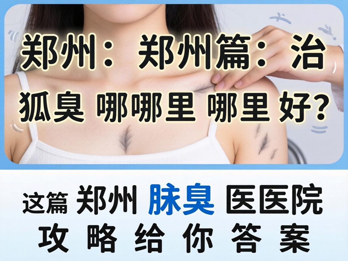 郑州治狐臭哪里好？这篇郑州腋臭医院攻略给你答案