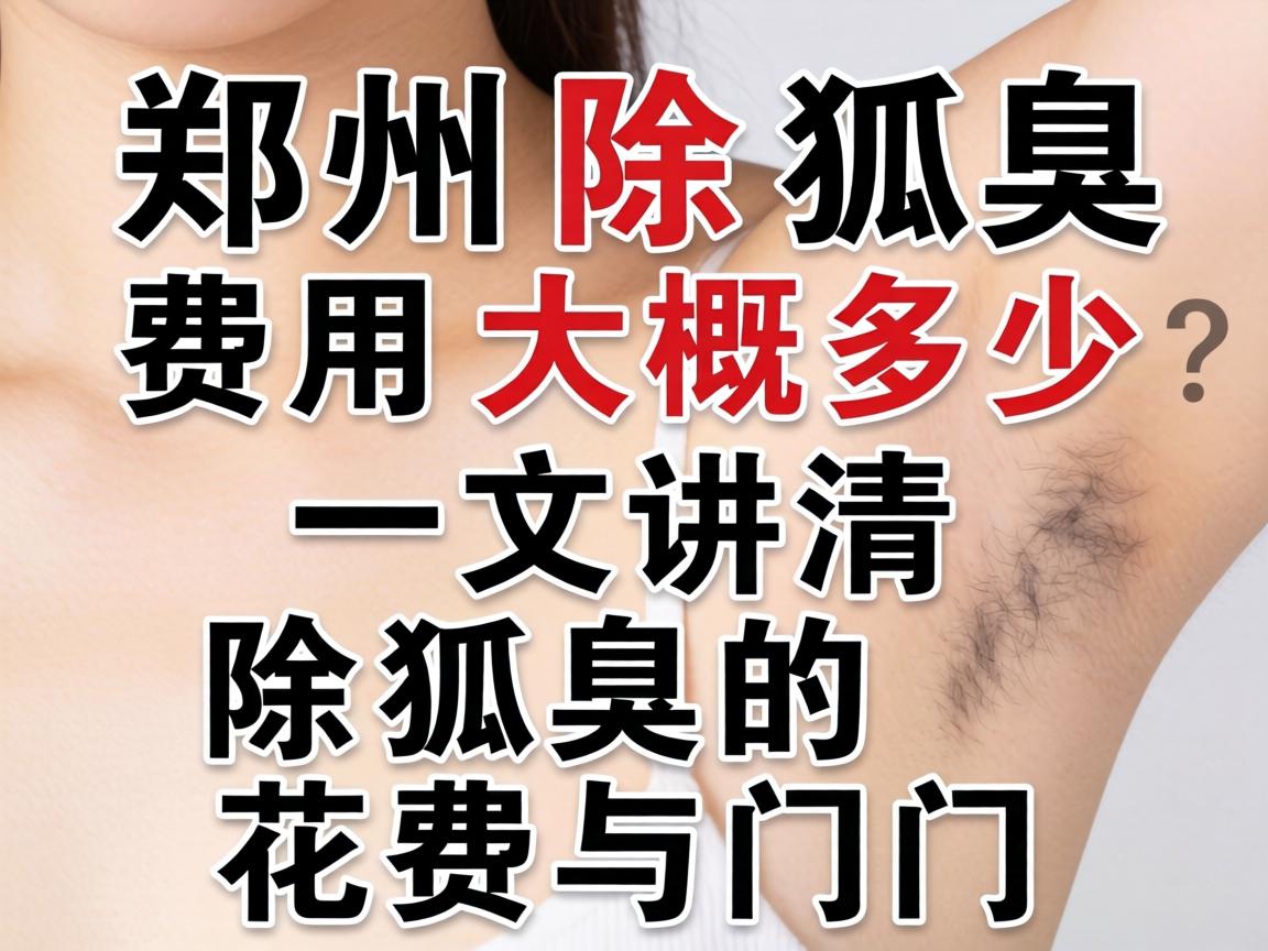 郑州除狐臭费用大概多少？一文讲清除狐臭的花费与门道