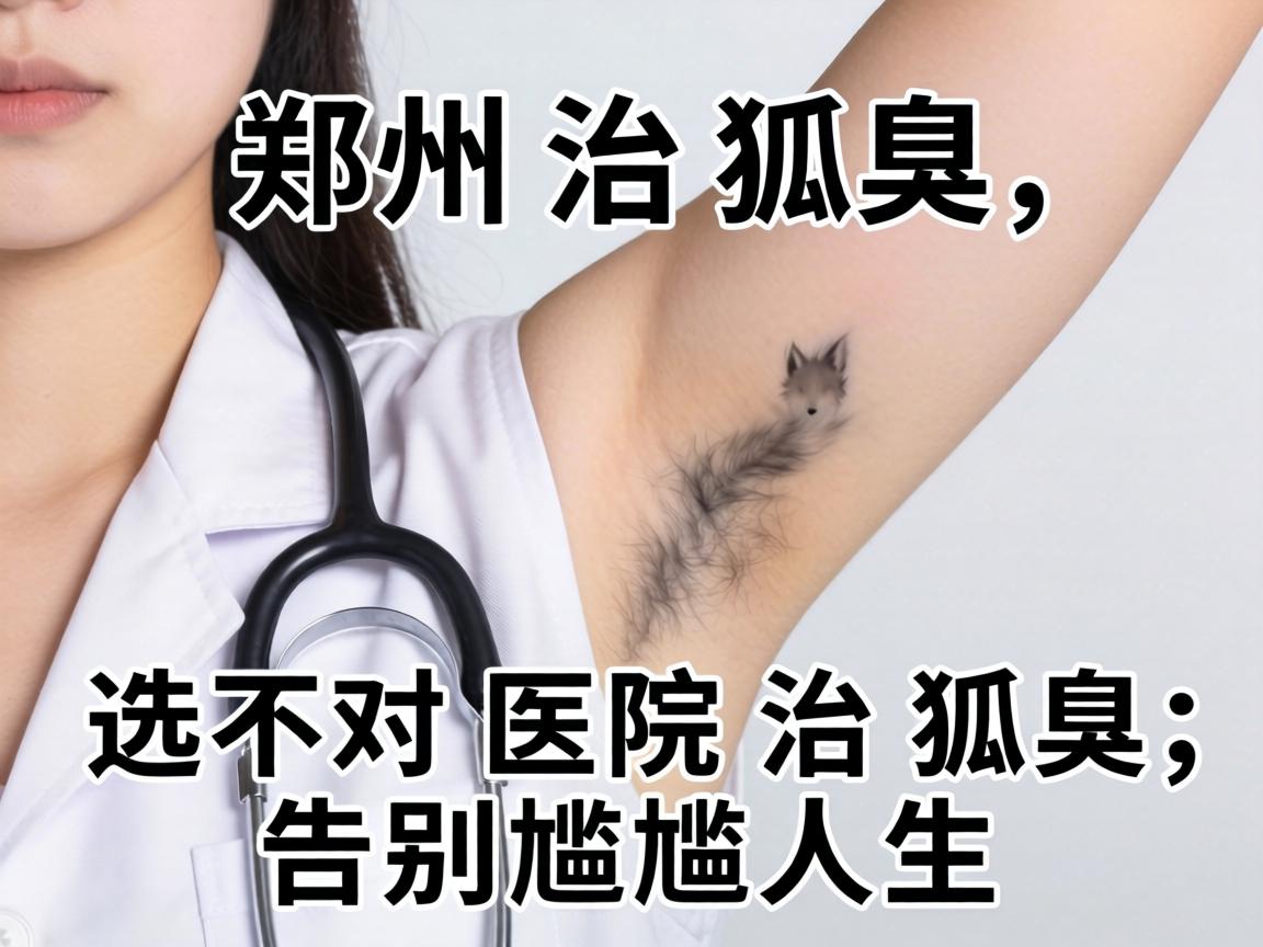 郑州治狐臭，选对医院治狐臭，告别尴尬人生