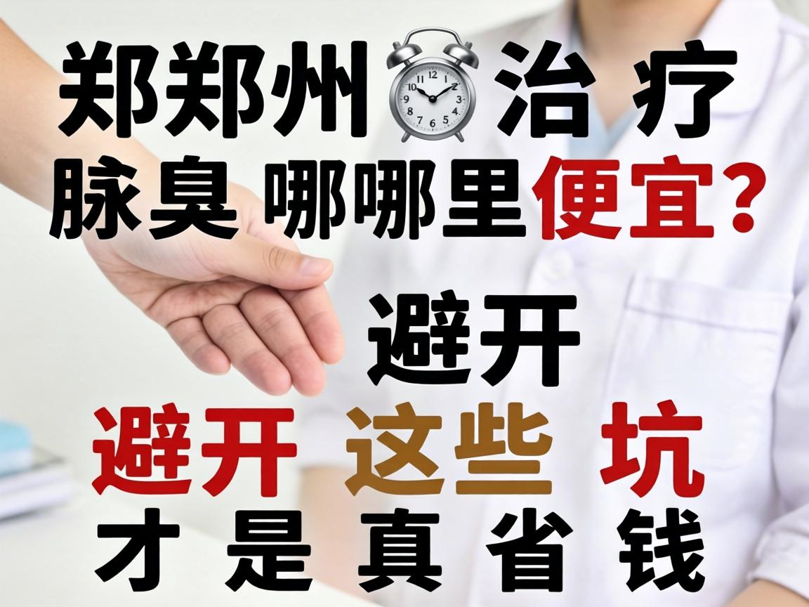 郑州治疗腋臭哪里便宜？避开这些坑才是真省钱
