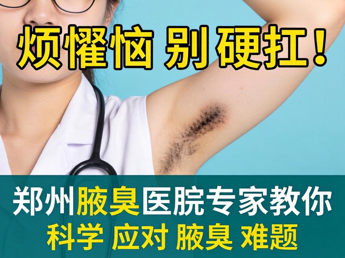 腋臭烦恼别硬扛！郑州腋臭医院专家教你科学应对腋臭难题