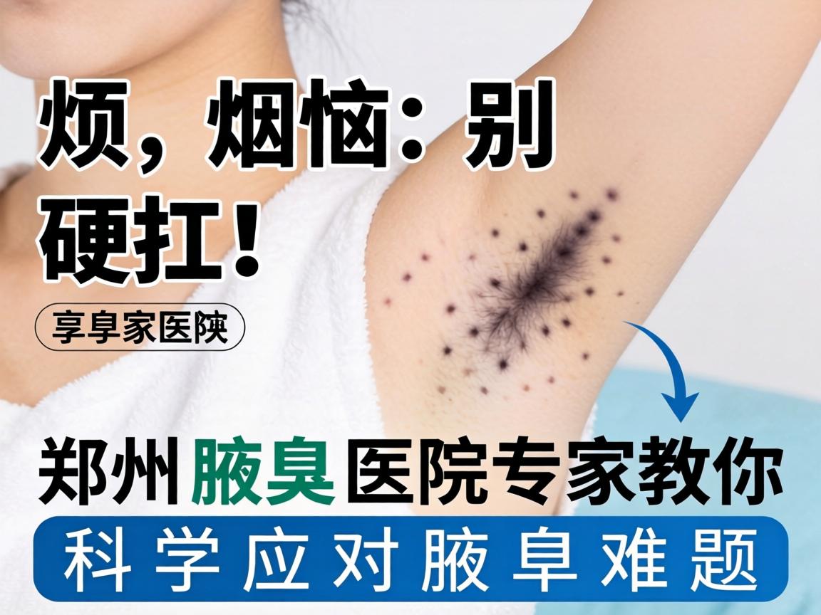 腋臭烦恼别硬扛！郑州腋臭医院专家教你科学应对腋臭难题
