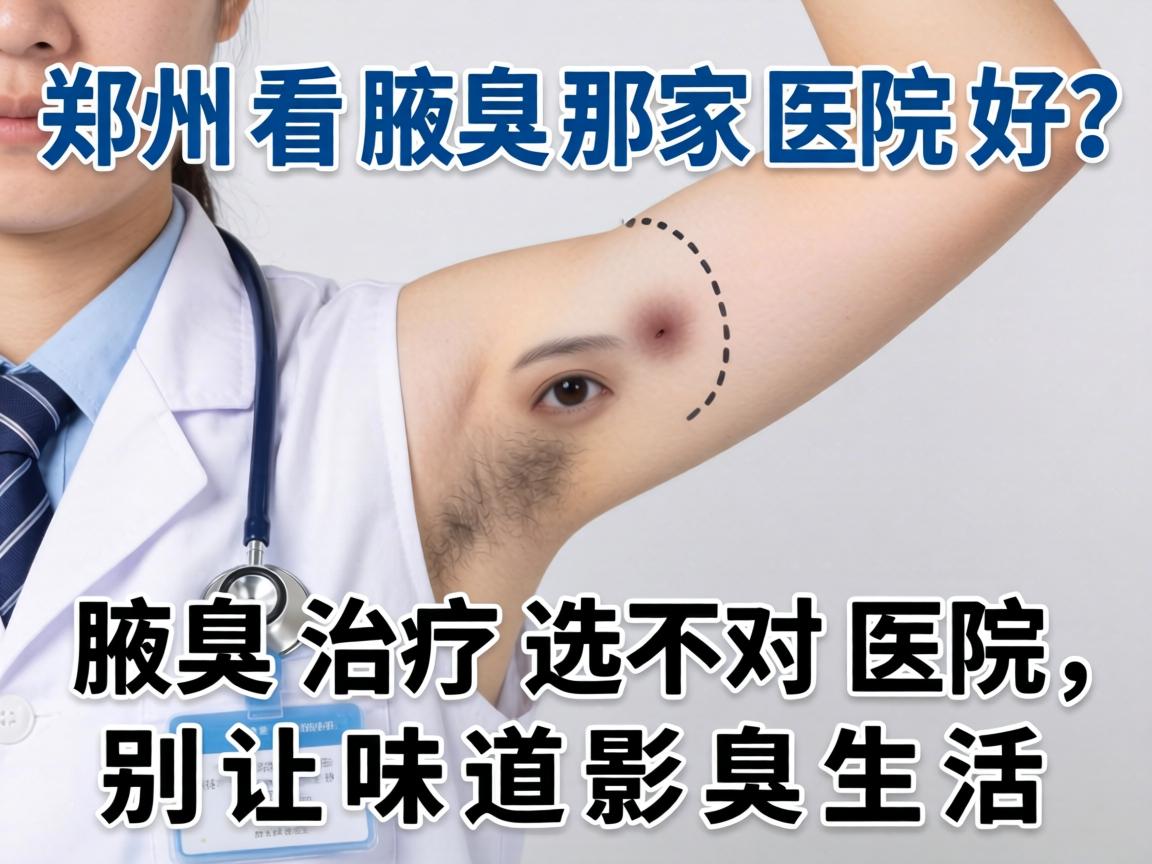 郑州看腋臭那家医院好？腋臭治疗选对医院，别让味道影响生活
