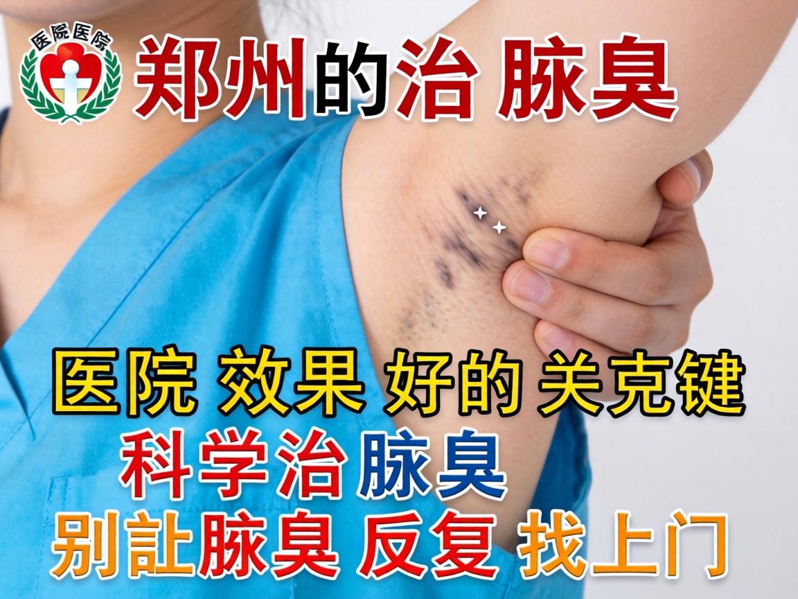 郑州治腋臭，医院效果好的关键，科学治腋臭，别让腋臭反复找上门