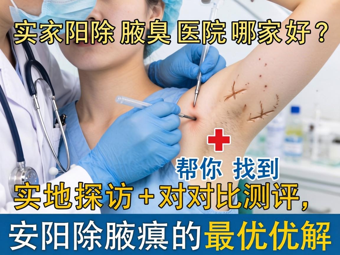 安阳除腋臭医院哪家好？实地探访+对比测评，帮你找到安阳除腋臭的最优解