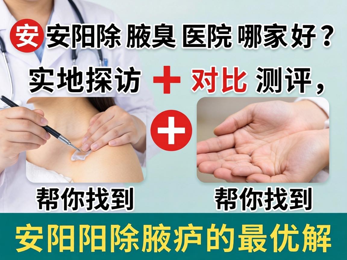 安阳除腋臭医院哪家好？实地探访+对比测评，帮你找到安阳除腋臭的最优解