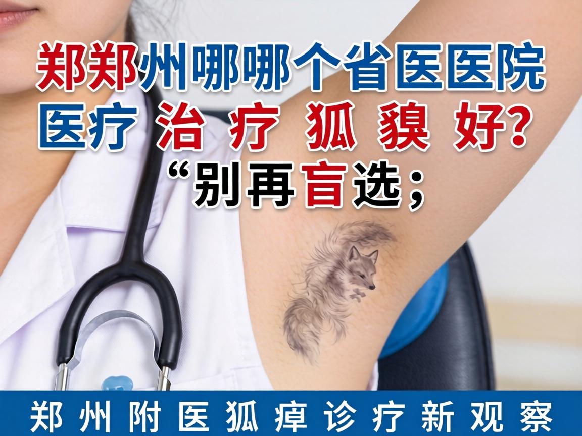郑州哪个医院治疗狐臭好？别再盲选，郑州附医狐臭诊疗新观察