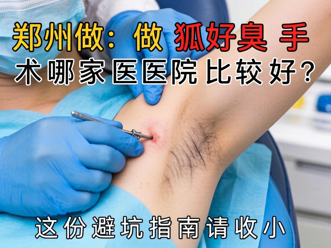 郑州做狐臭手术哪家医院比较好？这份避坑指南请收好