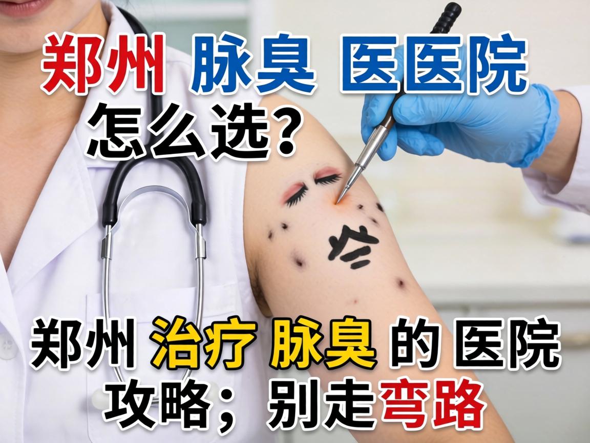 郑州腋臭医院怎么选？郑州治疗腋臭的医院攻略，别走弯路