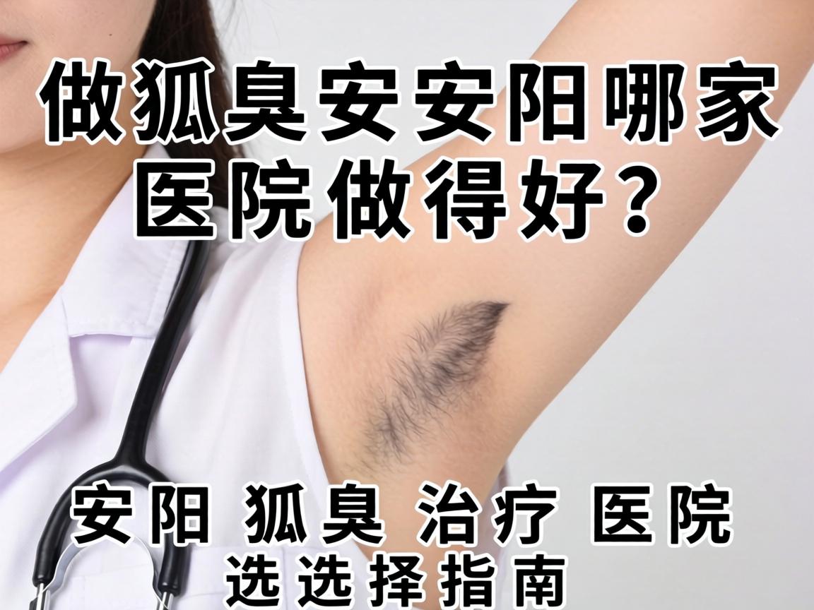 做狐臭安阳哪家医院做得好？安阳狐臭治疗医院选择指南