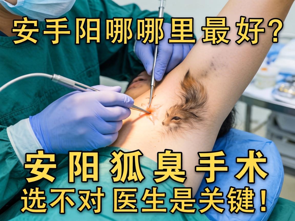 安阳狐臭手术哪里最好？安阳狐臭手术选对医生是关键！