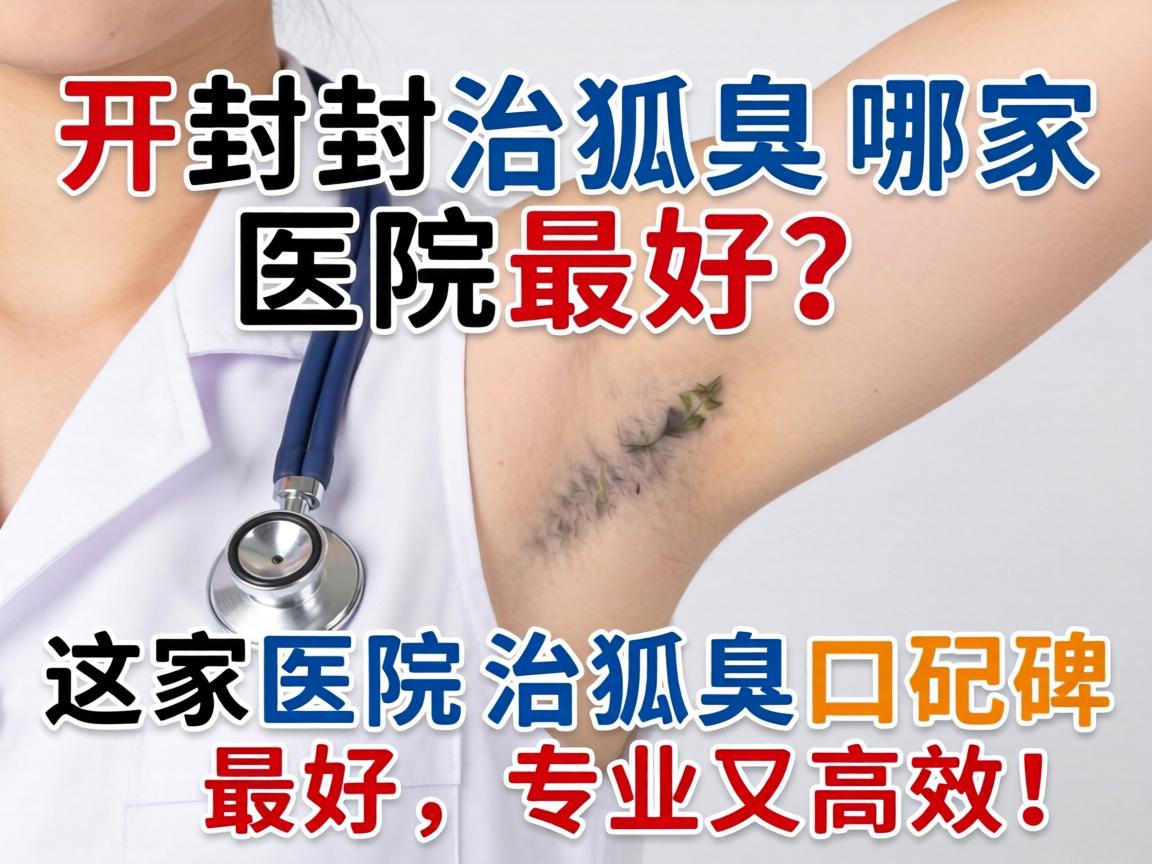 开封治狐臭哪家医院最好？这家医院治狐臭口碑最好，专业又高效！