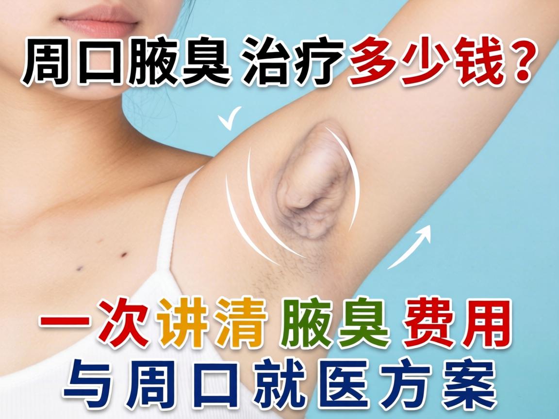 周口腋臭治疗多少钱？一次讲清腋臭费用与周口就医方案