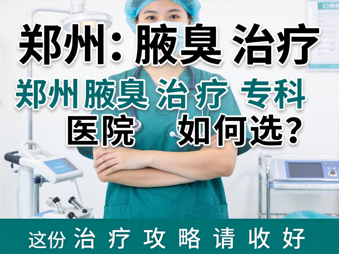 郑州腋臭治疗，郑州腋臭治疗专科医院如何选？这份治疗攻略请收好