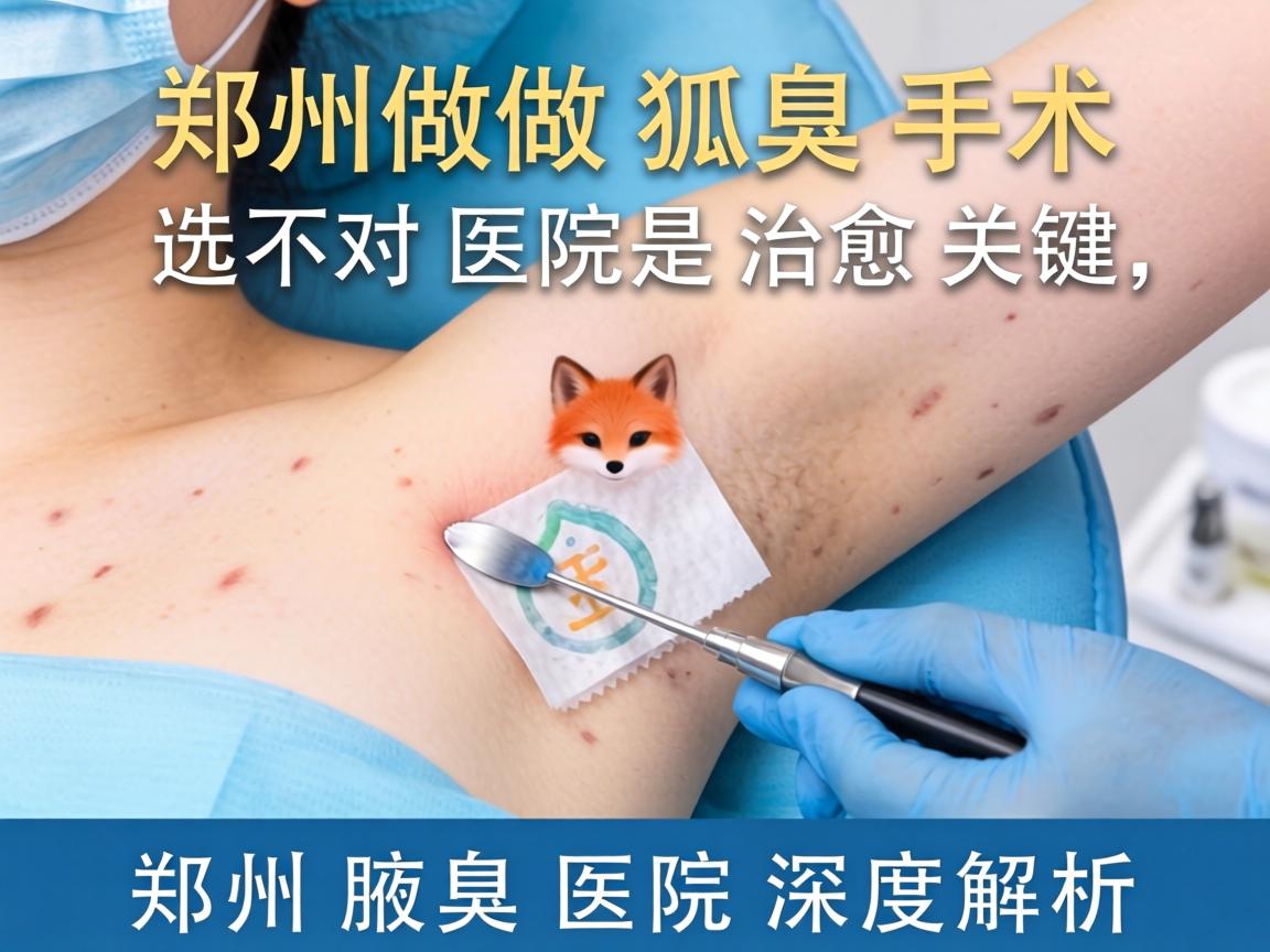 郑州做狐臭手术，选对医院是治愈关键，郑州腋臭医院深度解析