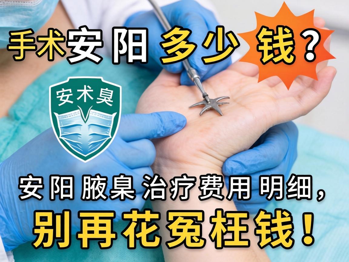 腋臭手术安阳多少钱？安阳腋臭治疗费用明细，别再花冤枉钱！