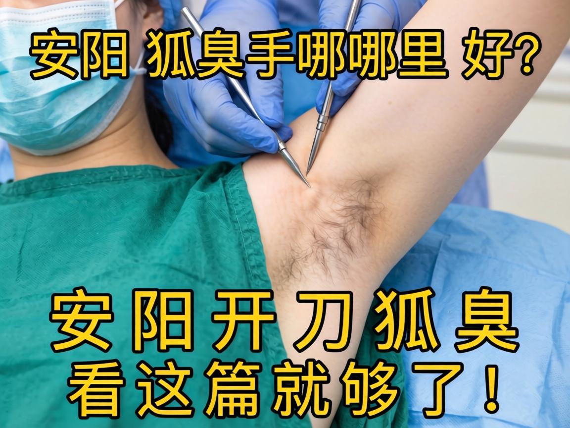 安阳狐臭手术哪里好？安阳开刀狐臭看这篇就够了！