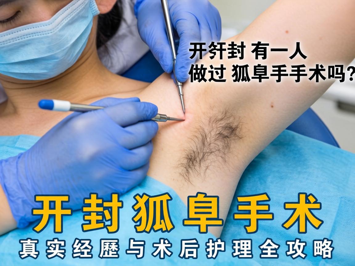开封有人做过狐臭手术吗？开封狐臭手术真实经历与术后护理全攻略