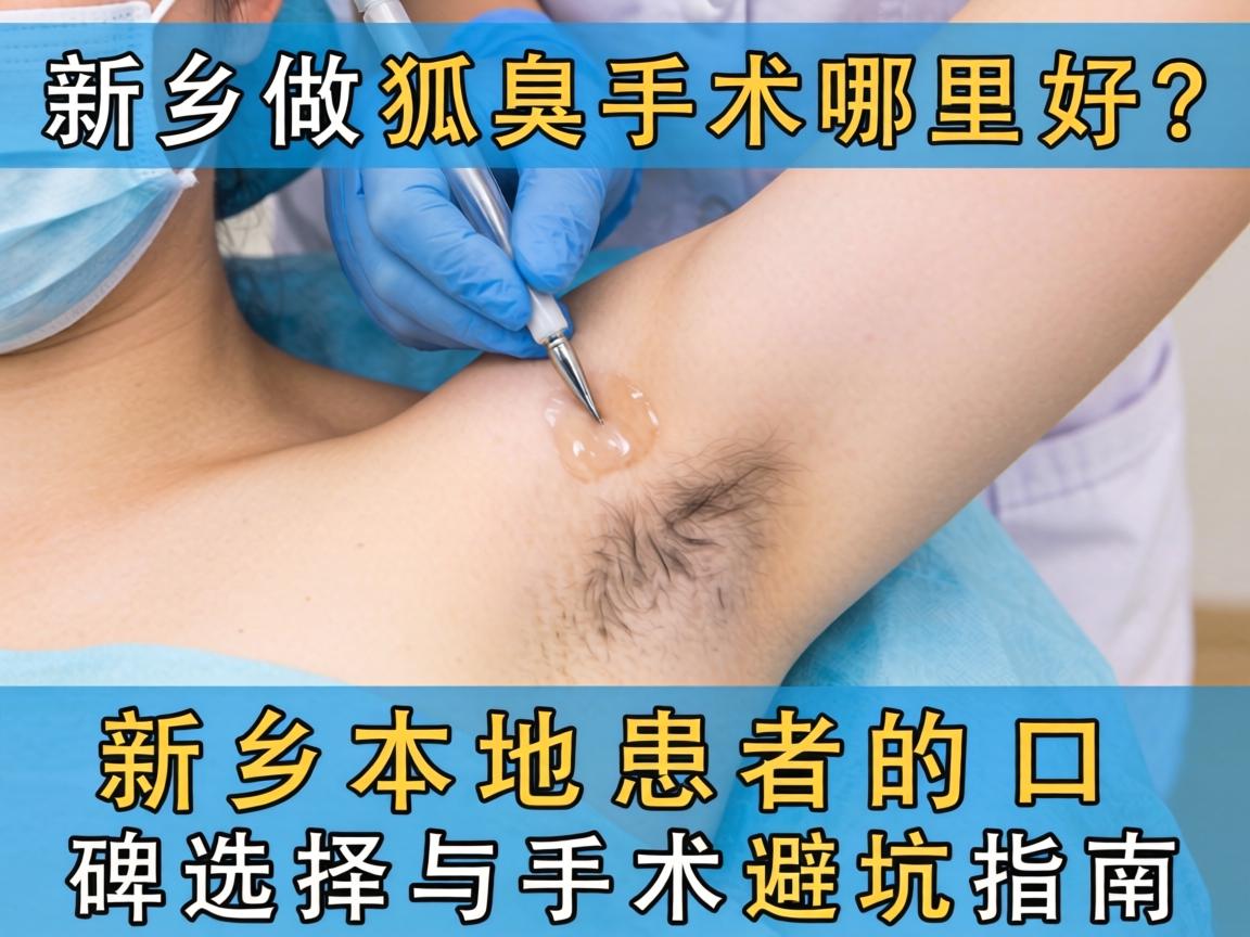新乡做狐臭手术哪里好？新乡本地患者的口碑选择与手术避坑指南
