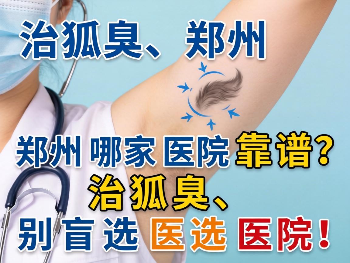 治狐臭，郑州哪家医院靠谱？治狐臭，别盲选医院！
