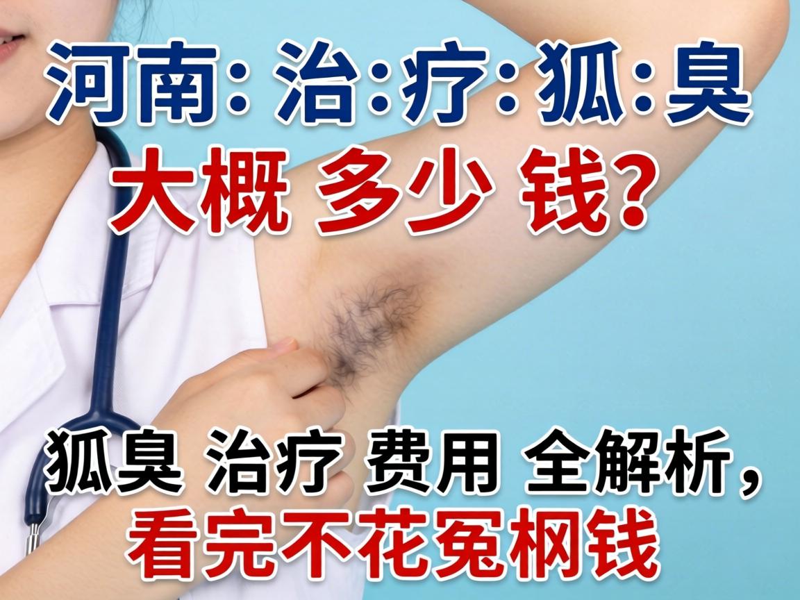河南治疗狐臭大概多少钱？狐臭治疗费用全解析，看完不花冤枉钱