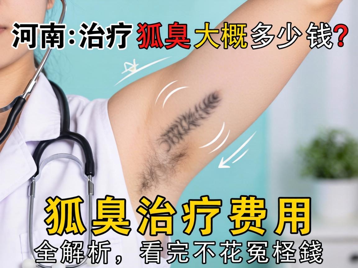 河南治疗狐臭大概多少钱？狐臭治疗费用全解析，看完不花冤枉钱