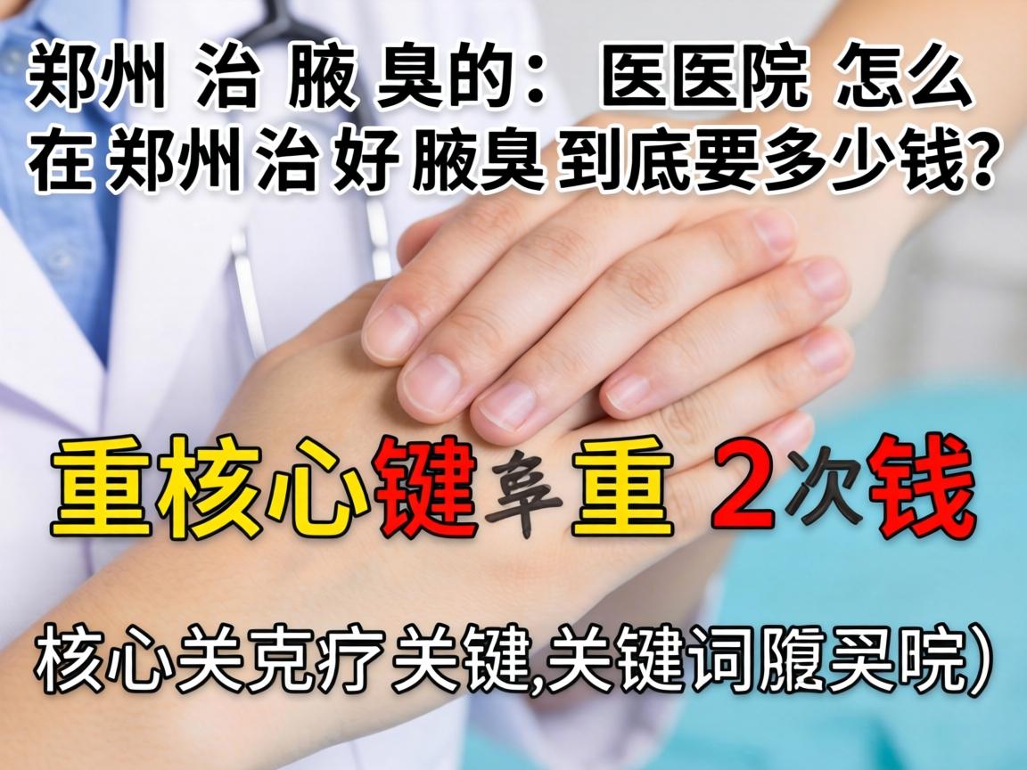 郑州治腋臭的医院怎么选？在郑州治好腋臭到底要多少钱？核心关键词重复2次）