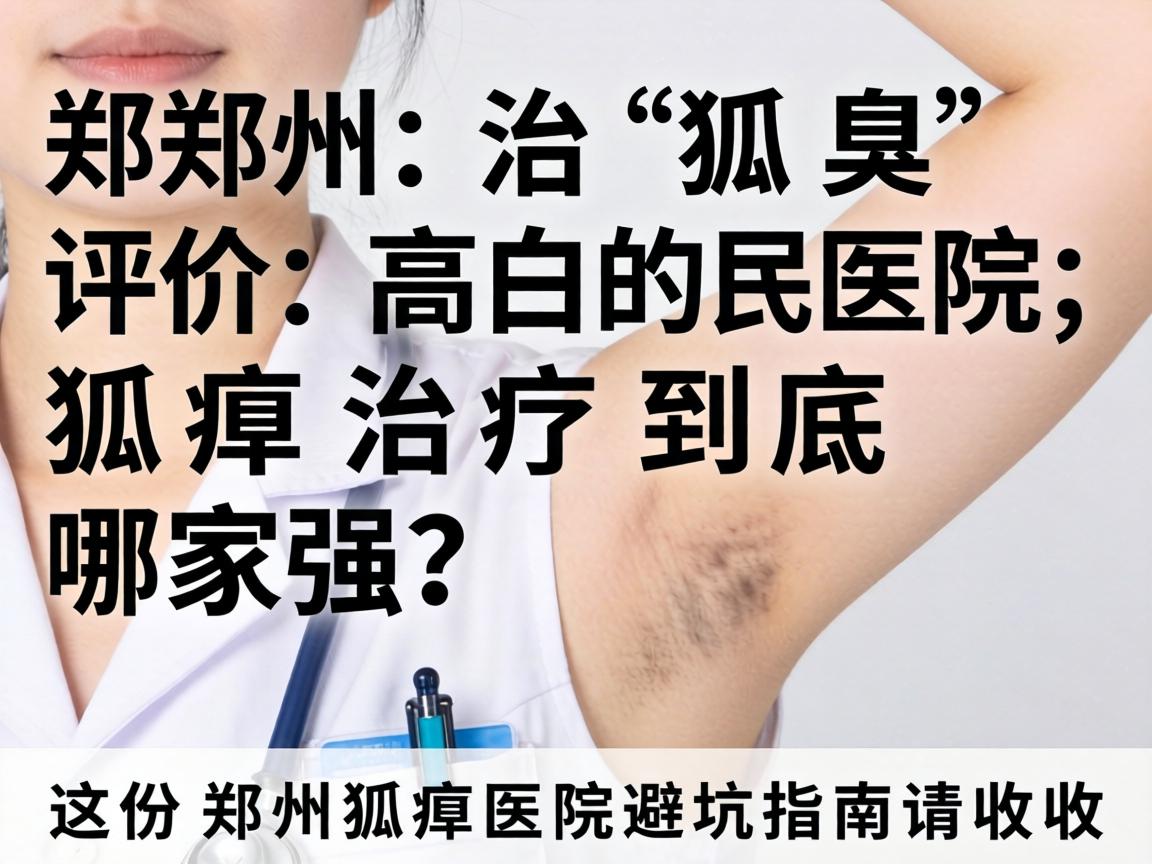 郑州治狐臭评价高的医院，狐臭治疗到底哪家强？这份郑州狐臭医院避坑指南请收好