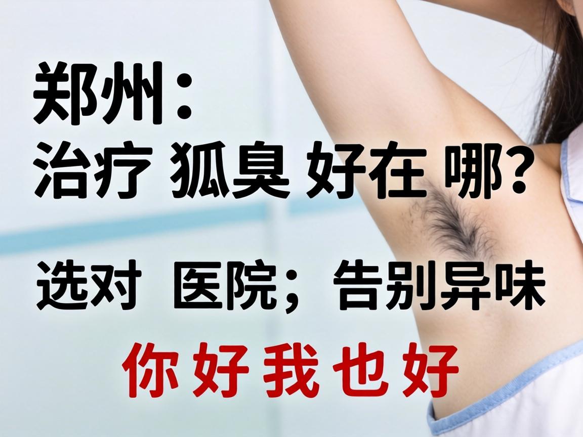 郑州治疗狐臭好在哪？选对医院，告别异味你好我也好