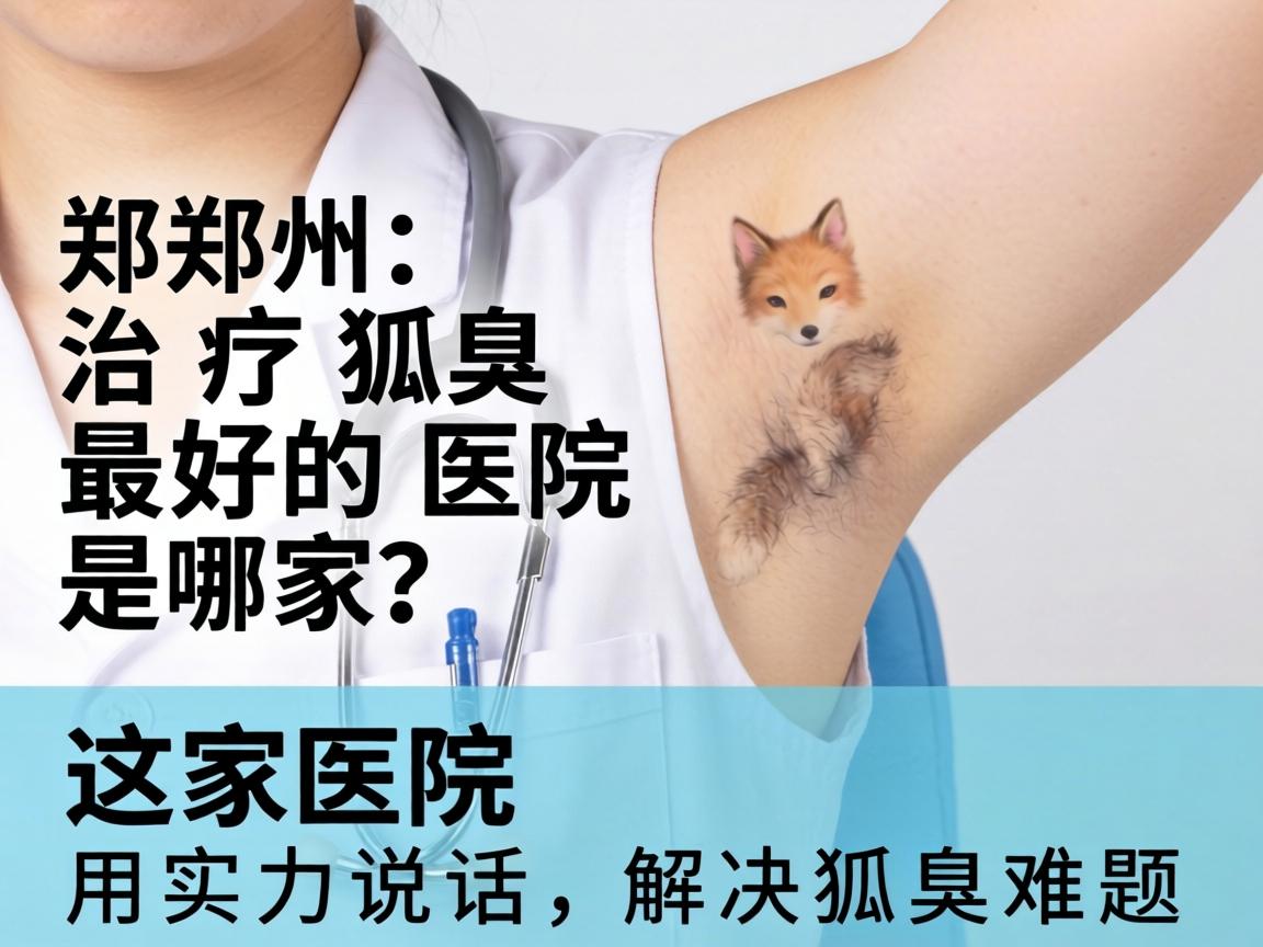 郑州治疗狐臭最好的医院是哪家？这家医院用实力说话，解决狐臭难题