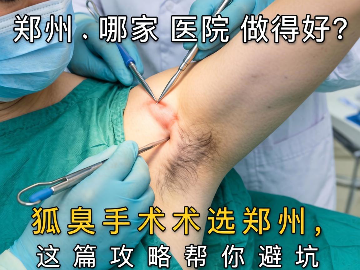 郑州狐臭手术哪家医院做得好？狐臭手术选郑州，这篇攻略帮你避坑